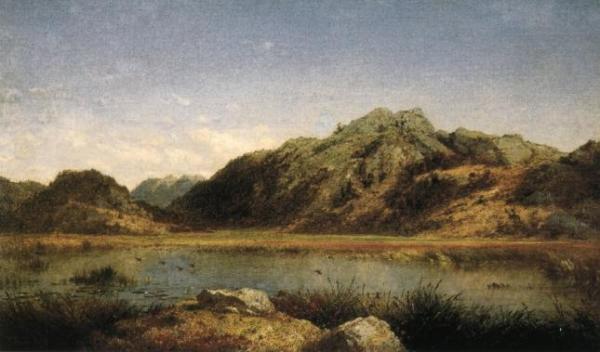 Paradise Rocks, Near Newport by John Frederick Kensett Oil Painting Reproductions