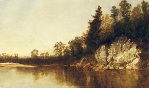 The Still Pool by John Frederick Kensett
