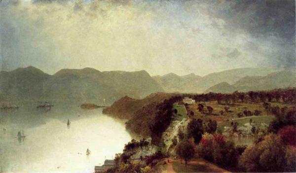 View From Cozzens Hotel Near West Point by John Frederick Kensett