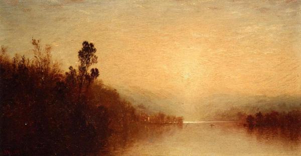 View Of Lake George by John Frederick Kensett Oil Painting Reproductions