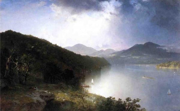 View On The Hudson by John Frederick Kensett