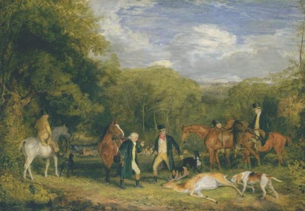 Buck-shooting In Windsor Great Park by John Frederick Lewis, Ra