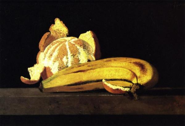 Banana And Orange by John Frederick Peto