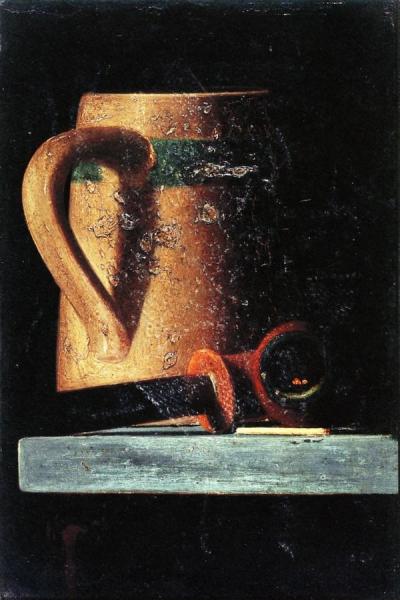 Beer Mug And Pipe by John Frederick Peto Oil Painting Reproductions