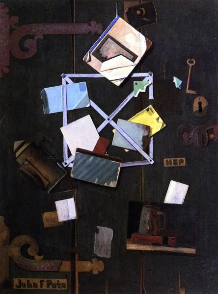 Hsp's Rack Picture by John Frederick Peto Oil Painting Reproductions