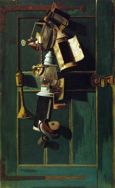 Still Life With Lanterns by John Frederick Peto