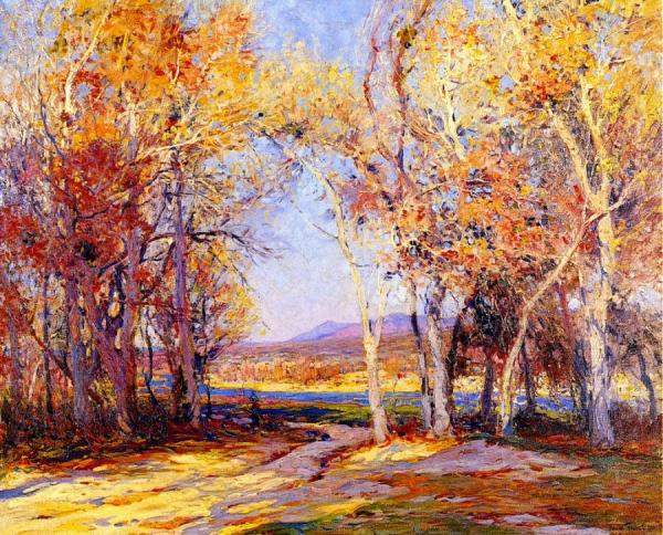 Cottonwoods On The Mojave by John Frost