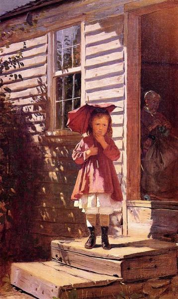 Broken Parasol by John George Brown