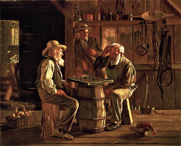 Cornered by John George Brown