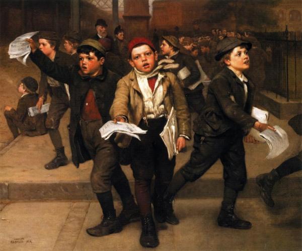 Extra! by John George Brown