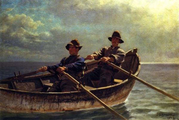 Heading Out by John George Brown