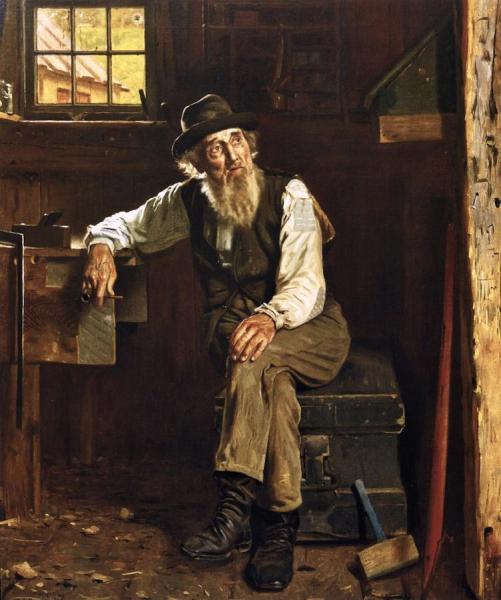 Living In The Past by John George Brown