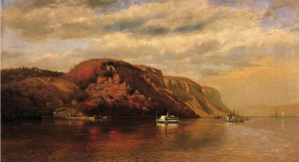On The Hudson by John George Brown
