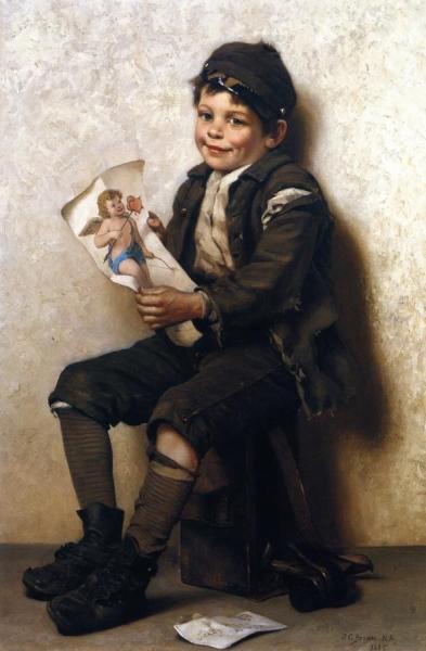 Paddy's Valentine by John George Brown