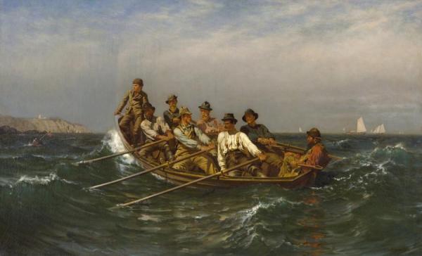Pull For The Shore,1878 by John George Brown