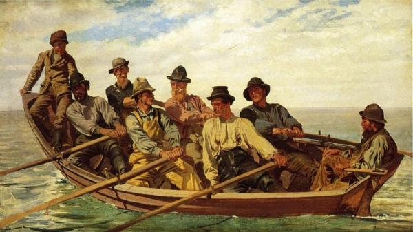 Pull For The Shore by John George Brown