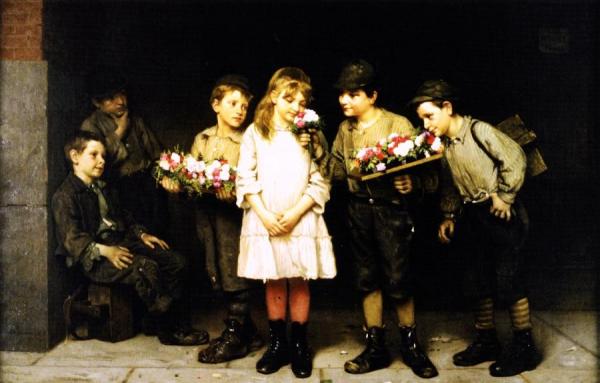 Street Gallantry by John George Brown