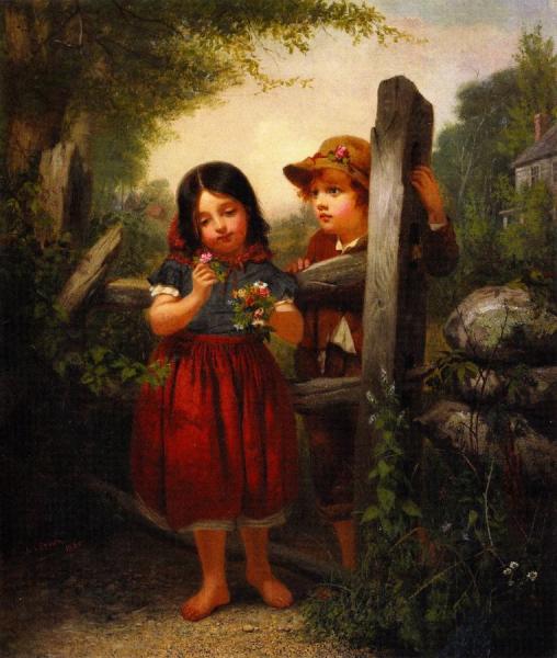 The Bouquet by John George Brown