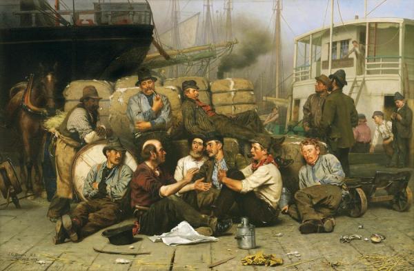 The Longshoremen's Noon by John George Brown