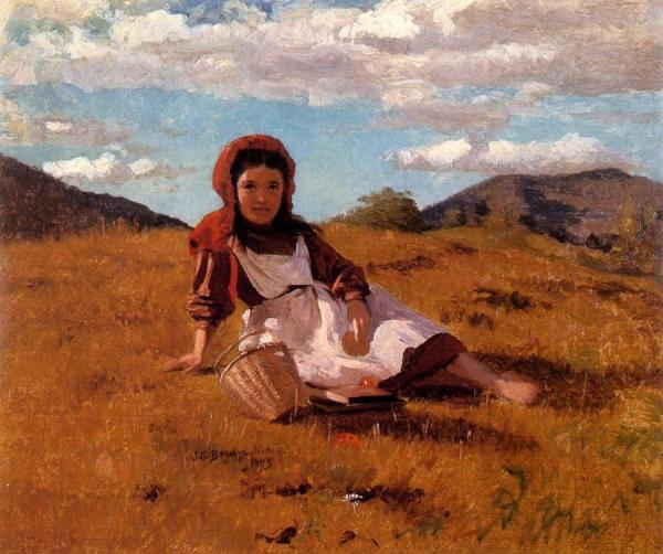 The Picnic Basket by John George Brown
