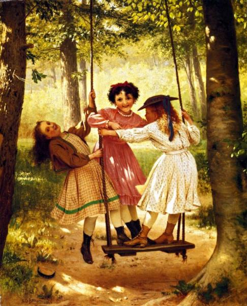 The Three Tomboys by John George Brown