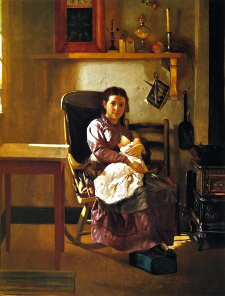 The Young Mother by John George Brown