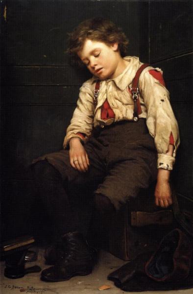 Tuckered Out by John George Brown
