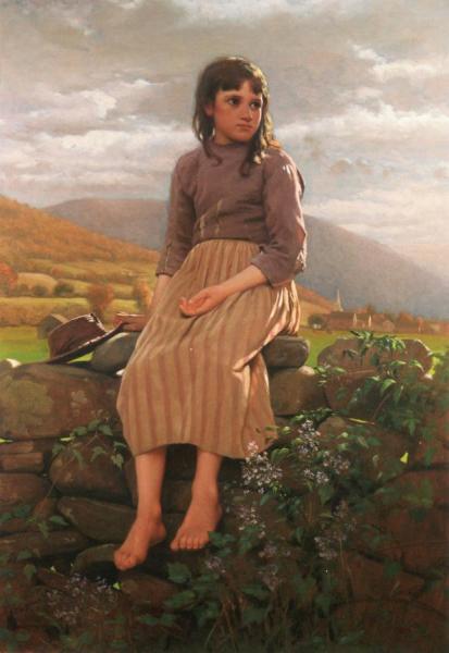 Waiting by John George Brown