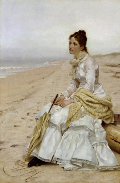 Waiting For William by John George Brown