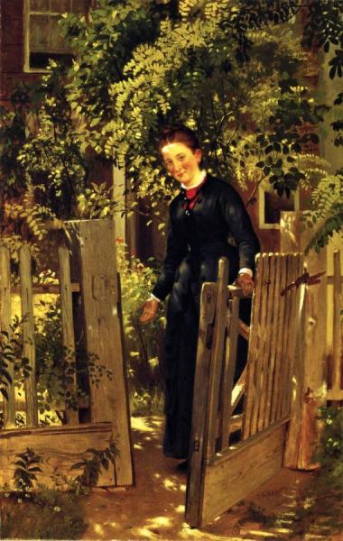 Walk In by John George Brown