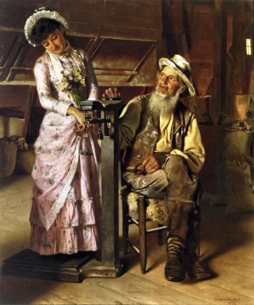 Weighed At The Mill by John George Brown
