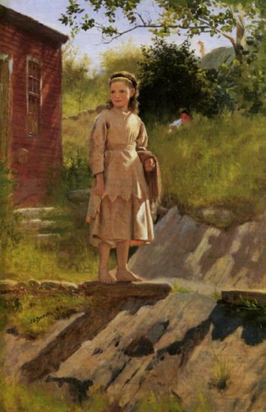 Young Girl by John George Brown