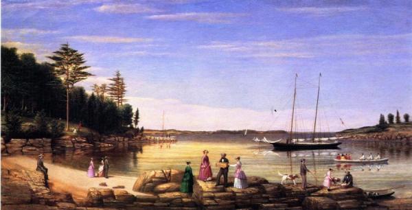 Pleasant Cove, Diamond Island, Casco Bay by John Greenleaf Cloudman