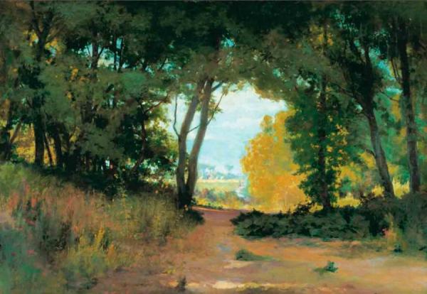 Scene In Draper by John Hafen