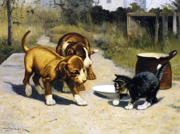 Courage Is Half The Battle by John Henry Dolph