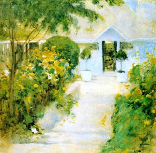 A Garden Path by John Henry Twachtman