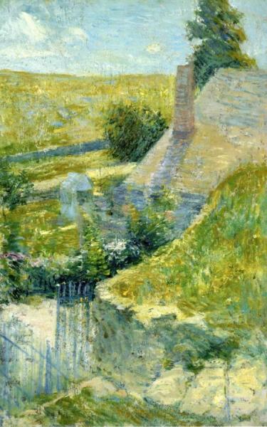 Artist's Home Seen From The Back by John Henry Twachtman