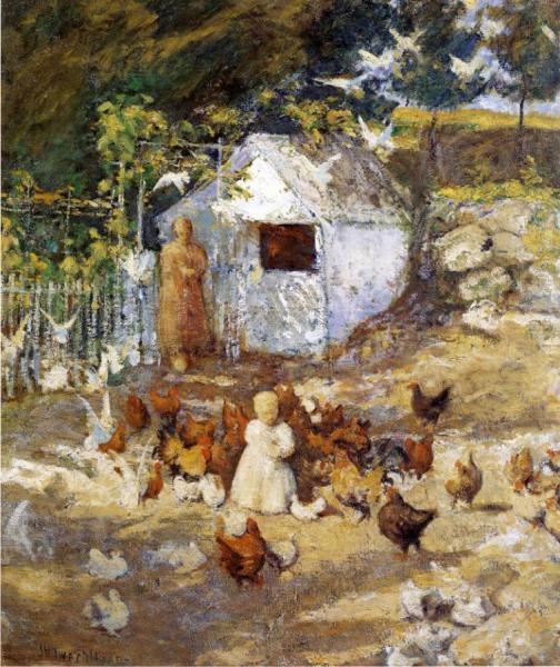 Barnyard by John Henry Twachtman
