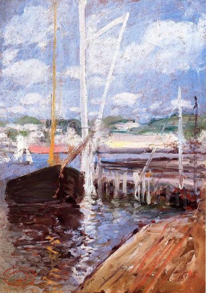 Boat Landing by John Henry Twachtman