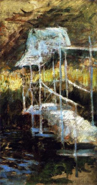 Bridge In The Woods by John Henry Twachtman