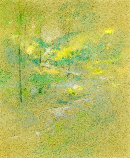 Brook Among The Trees by John Henry Twachtman