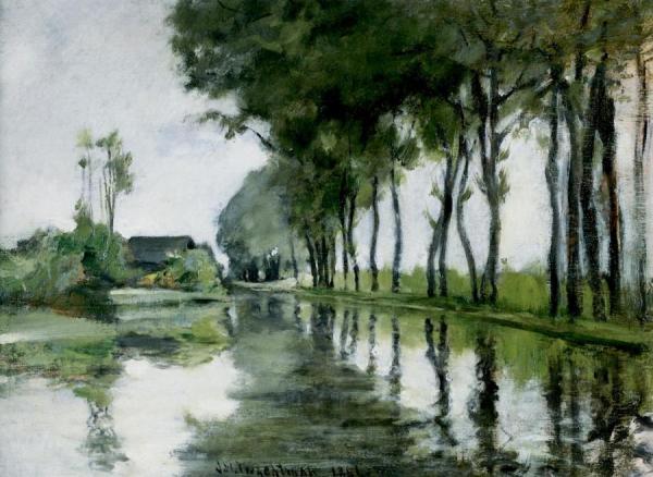 Canal Scene, Holland by John Henry Twachtman