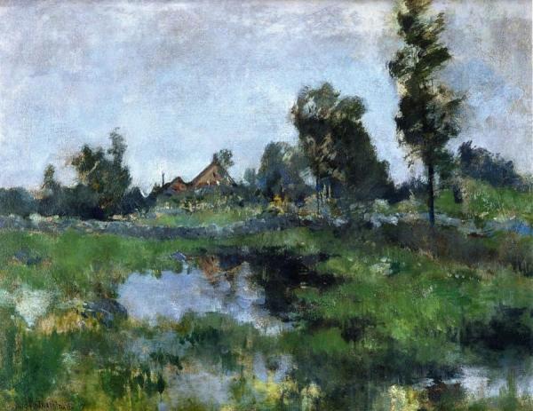 Connecticut Landscape by John Henry Twachtman