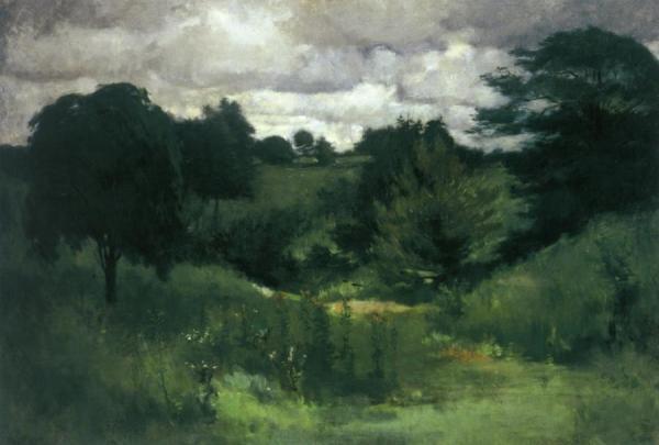 Dark Trees, Cincinnati by John Henry Twachtman