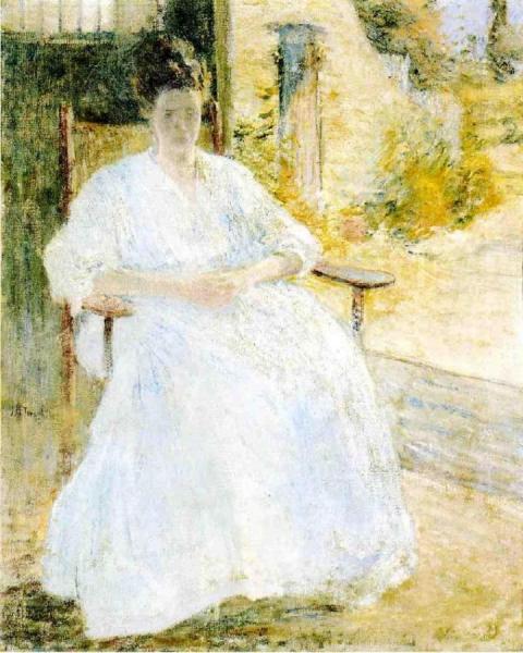 Figure In A Landscape by John Henry Twachtman