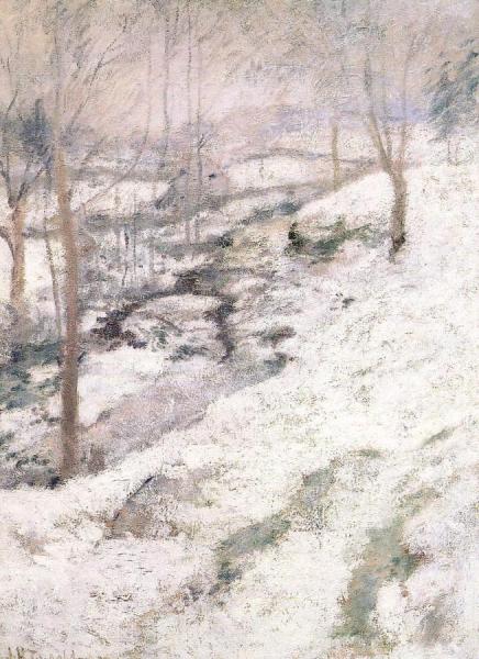 Frozen Brook by John Henry Twachtman
