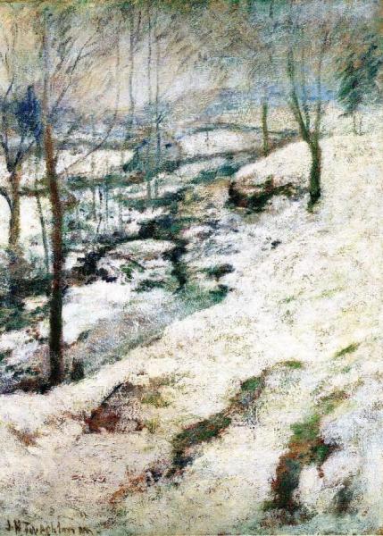 Frozen Brook by John Henry Twachtman