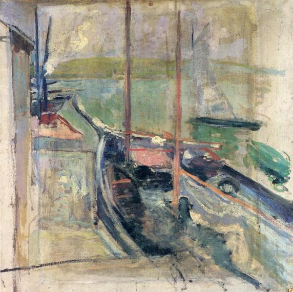 Harbor Scene by John Henry Twachtman