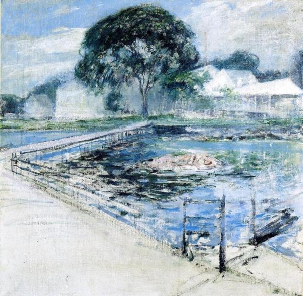 Harbor View Hotel by John Henry Twachtman