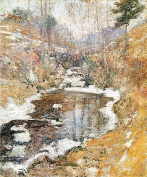 Hemlock Pool by John Henry Twachtman